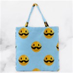 Movember emoji Grocery Tote Bag