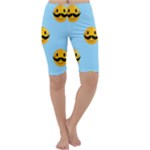 Movember emoji Cropped Leggings 