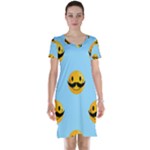 Movember emoji Short Sleeve Nightdress