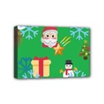 Emoji Christmas Mini Canvas 6  x 4  (Stretched)