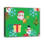 Emoji Christmas Canvas 10  x 8  (Stretched)