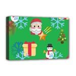 Emoji Christmas Deluxe Canvas 18  x 12  (Stretched)