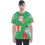 Emoji Christmas Men s Sport Mesh Tee