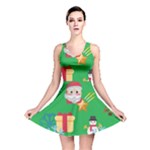 Emoji Christmas Reversible Skater Dress