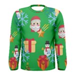 Emoji Christmas Men s Long Sleeve T-shirt