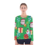 Emoji Christmas Women s Long Sleeve T-shirt