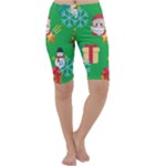 Emoji Christmas Cropped Leggings 