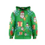 Emoji Christmas Kids Zipper Hoodie