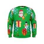 Emoji Christmas Kid s Sweatshirt