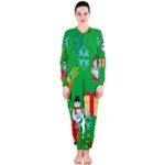 Emoji Christmas OnePiece Jumpsuit (Ladies)