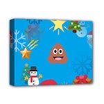 poop Emoji Christmas Deluxe Canvas 14  x 11  (Stretched)