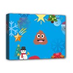 poop Emoji Christmas Deluxe Canvas 16  x 12  (Stretched) 