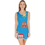 poop Emoji Christmas Bodycon Dress