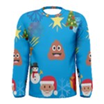 poop Emoji Christmas Men s Long Sleeve T-shirt