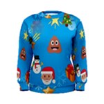 poop Emoji Christmas Women s Sweatshirt