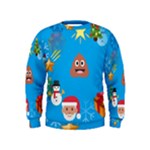 poop Emoji Christmas Kid s Sweatshirt