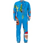 poop Emoji Christmas OnePiece Jumpsuit (Men)