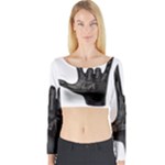 Long Sleeve Crop Top (Tight Fit)