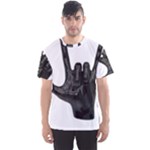 Devil Horns hand Men s Sport Mesh Tee