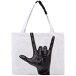 Devil Horns hand Mini Tote Bag