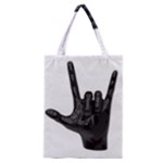 Devil Horns hand Classic Tote Bag