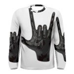 Devil Horns hand Men s Long Sleeve T-shirt