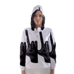 Devil Horns hand Hooded Wind Breaker (Women)	