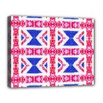 Union Jack Flag Canvas 14  x 11  (Stretched)