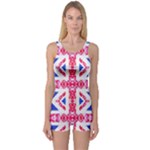 Union Jack Flag One Piece Boyleg Swimsuit