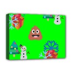 christmas poop emoji Deluxe Canvas 16  x 12  (Stretched) 