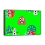 christmas poop emoji Deluxe Canvas 18  x 12  (Stretched)