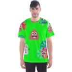 christmas poop emoji Men s Sport Mesh Tee