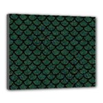 Mermaid Scales Canvas 20  x 16  (Stretched)