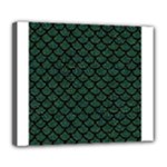 Mermaid Scales Deluxe Canvas 24  x 20  (Stretched)