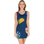 taco Emoji Christmas Bodycon Dress