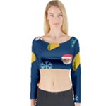 Long Sleeve Crop Top (Tight Fit)