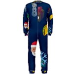 taco Emoji Christmas OnePiece Jumpsuit (Men)