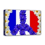 Peace sign paris france Deluxe Canvas 18  x 12  (Stretched)