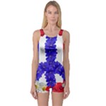 Peace sign paris france One Piece Boyleg Swimsuit