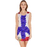 Peace sign paris france Bodycon Dress