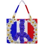 Peace sign paris france Mini Tote Bag