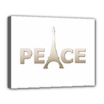 pray for Paris Peace Canvas 14  x 11  (Stretched)