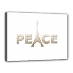 pray for Paris Peace Canvas 16  x 12  (Stretched)