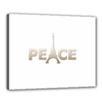 pray for Paris Peace Canvas 20  x 16  (Stretched)