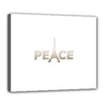 pray for Paris Peace Deluxe Canvas 24  x 20  (Stretched)