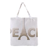 pray for Paris Peace Grocery Tote Bag