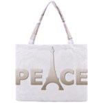 pray for Paris Peace Mini Tote Bag