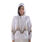 pray for Paris Peace Hooded Wind Breaker (Women)	