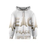 pray for Paris Peace Kids Zipper Hoodie