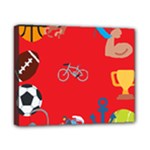 sports Emoji Canvas 10  x 8  (Stretched)